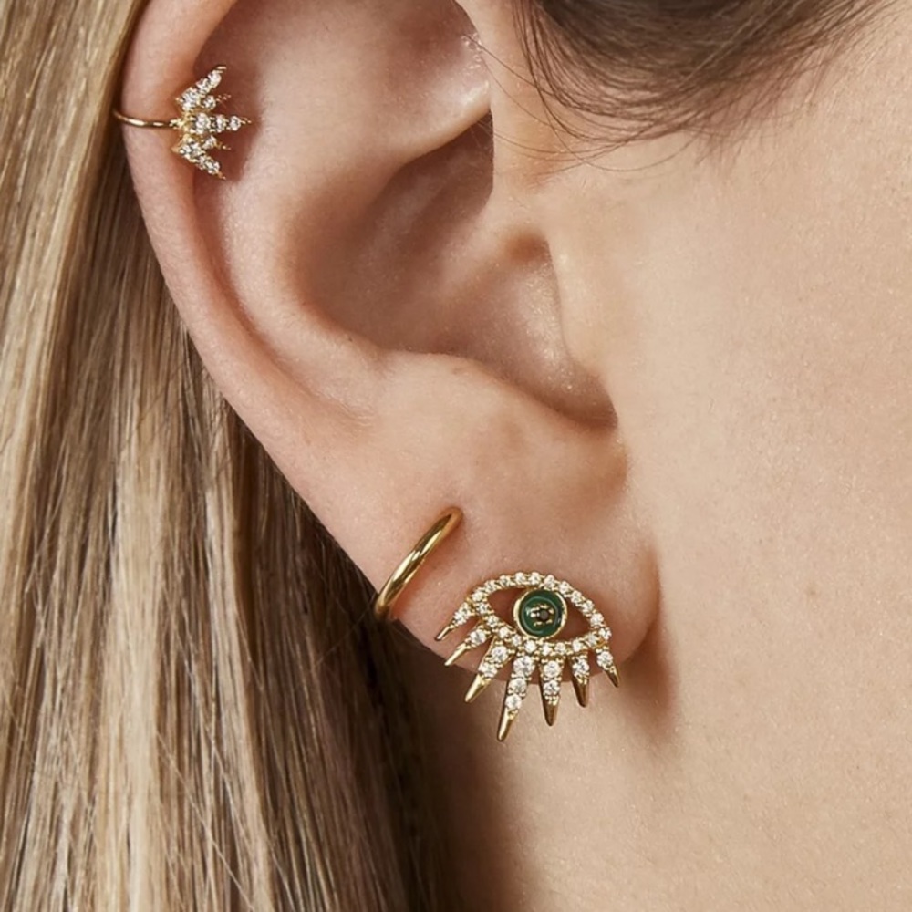 🆕🔮Tali Post and Cuff Earrings Set✨